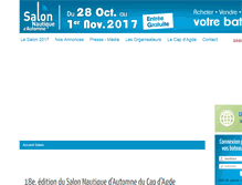 Tablet Screenshot of capsalon.com